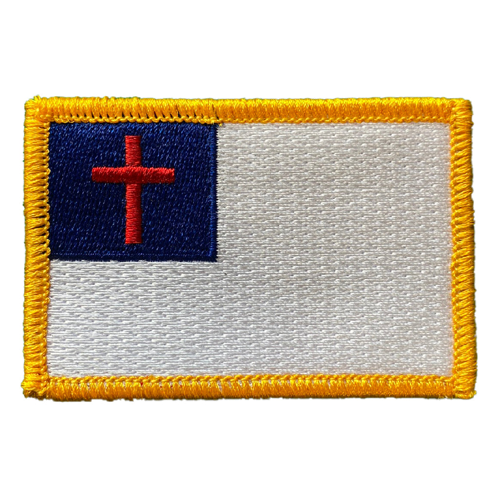 2"x3" Christian Flag Patch