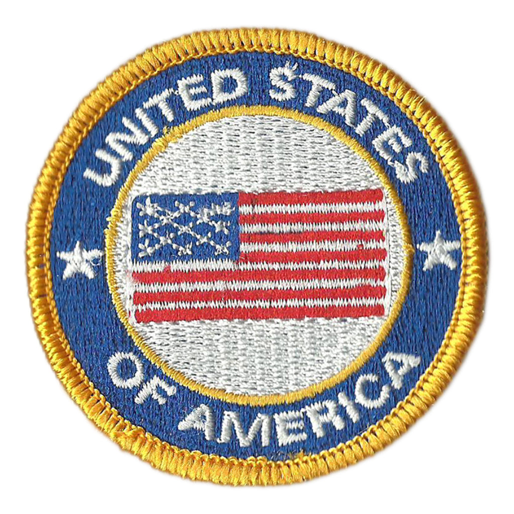 3" USA Circle Patch