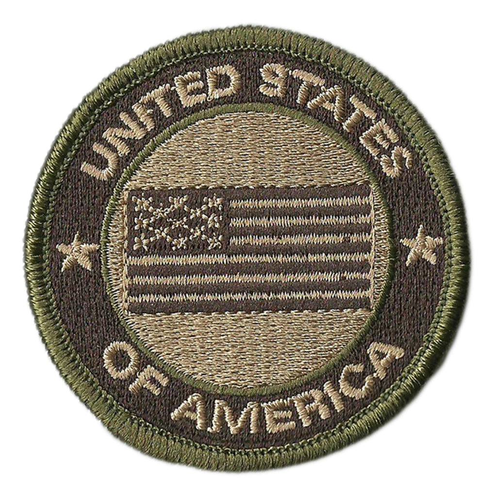 3" USA Circle Patch