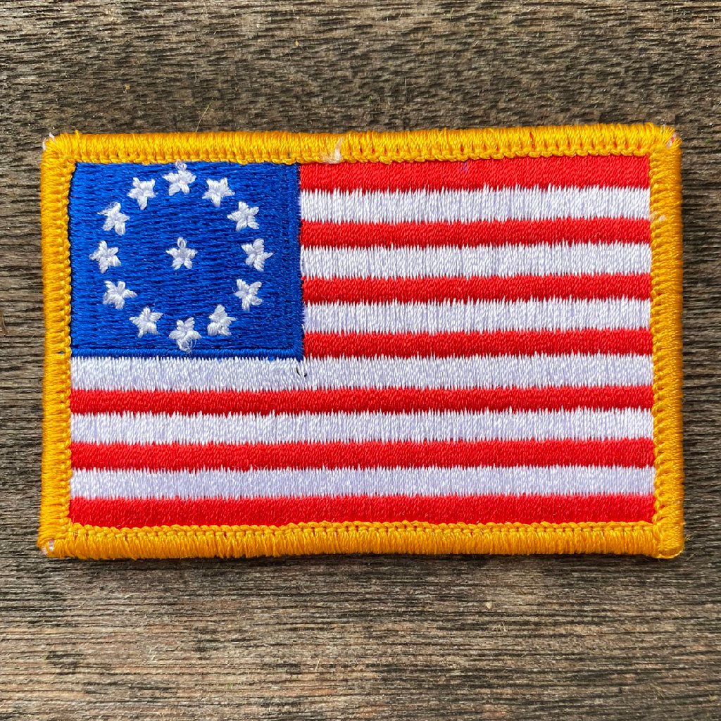 Cowpens Historical US Flag Patch - 13-Star Historical