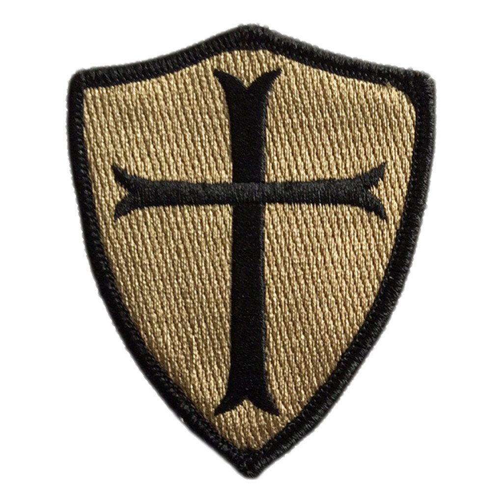 Crusader Cross Shoulder Patch - View Colors