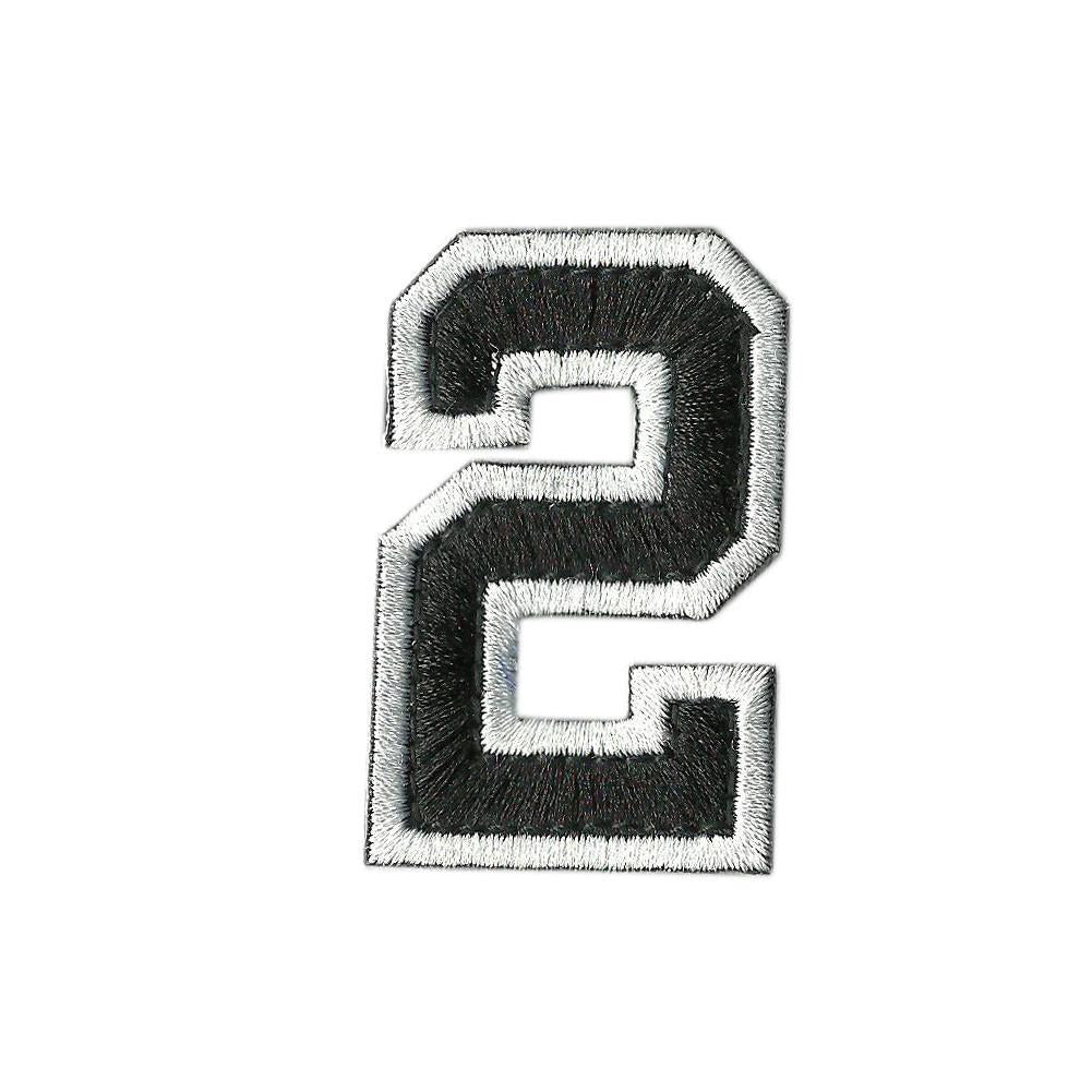 Tactical Numbers 2" x 1.25" - Black