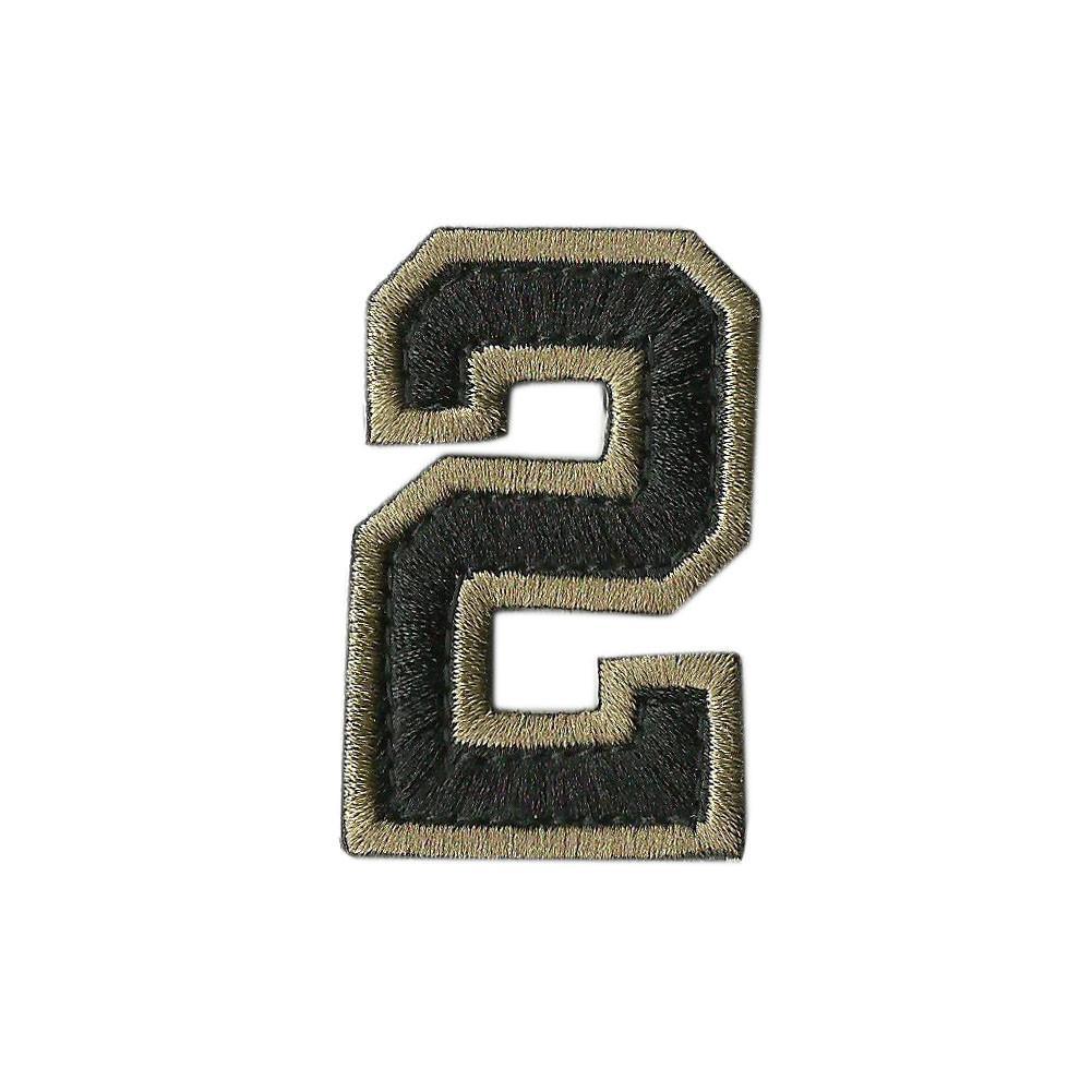 Tactical Numbers 2" x 1.25" - Coyote Tan