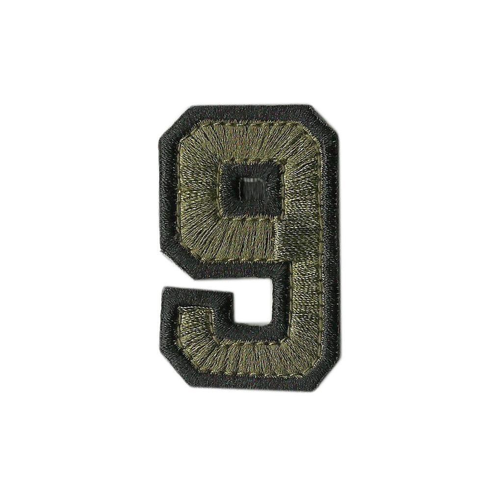 Number 0-9 Patch Iron On/Sew On Patches Black Embroidered Applique Patch  DIY Custom Badge Repair Patches for Hats Clothes Shoes Shirts Jackets (1Set)