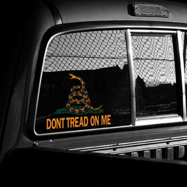 HotMeiNi Car Styling Car Sticker Snake Don't Tread On Me Gadsden Vinyl Decal Cau HotMeiNi Car Styling Car Sticker Snake Don't Tread On Me Gadsden Vinyl Decal Cau