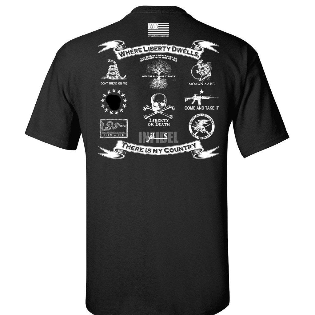 Back in Black Logo T-shirt — Gadsden and Culpeper