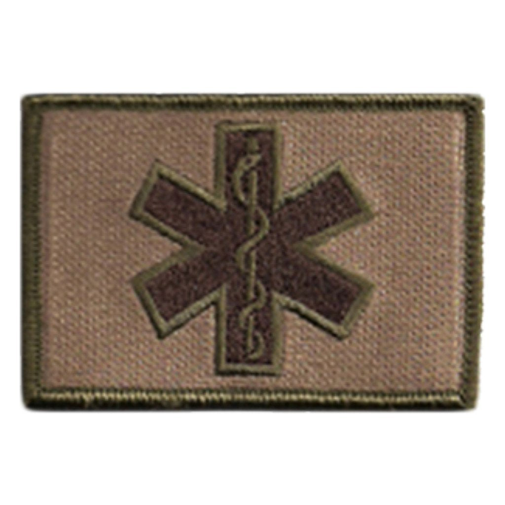 Medic Paramedic EMS EMT Medical Star Of Life PVC Patch - Black and Gra –  Tactically Suited
