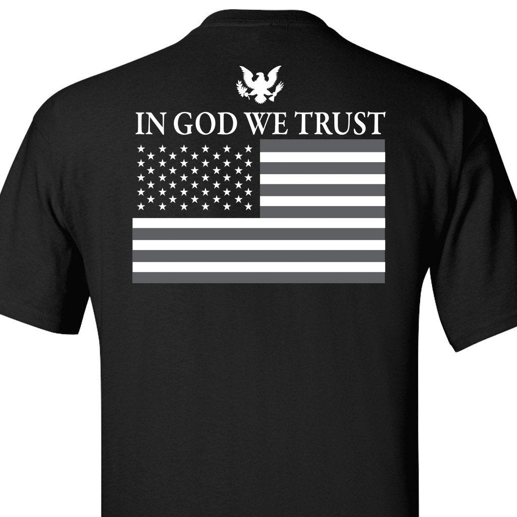 Black IN GOD WE TRUST T-Shirt