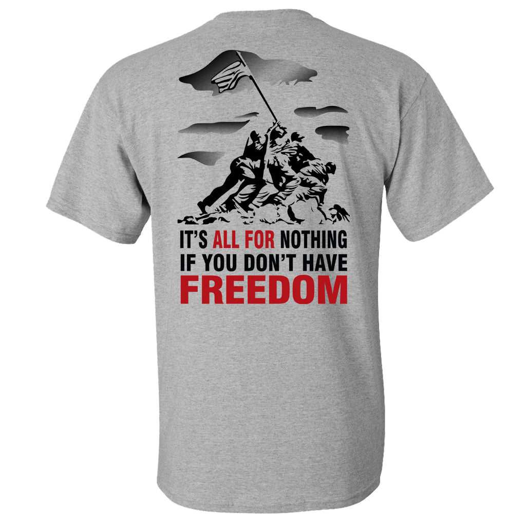 Iwo Jima Athletic Grey T-Shirt