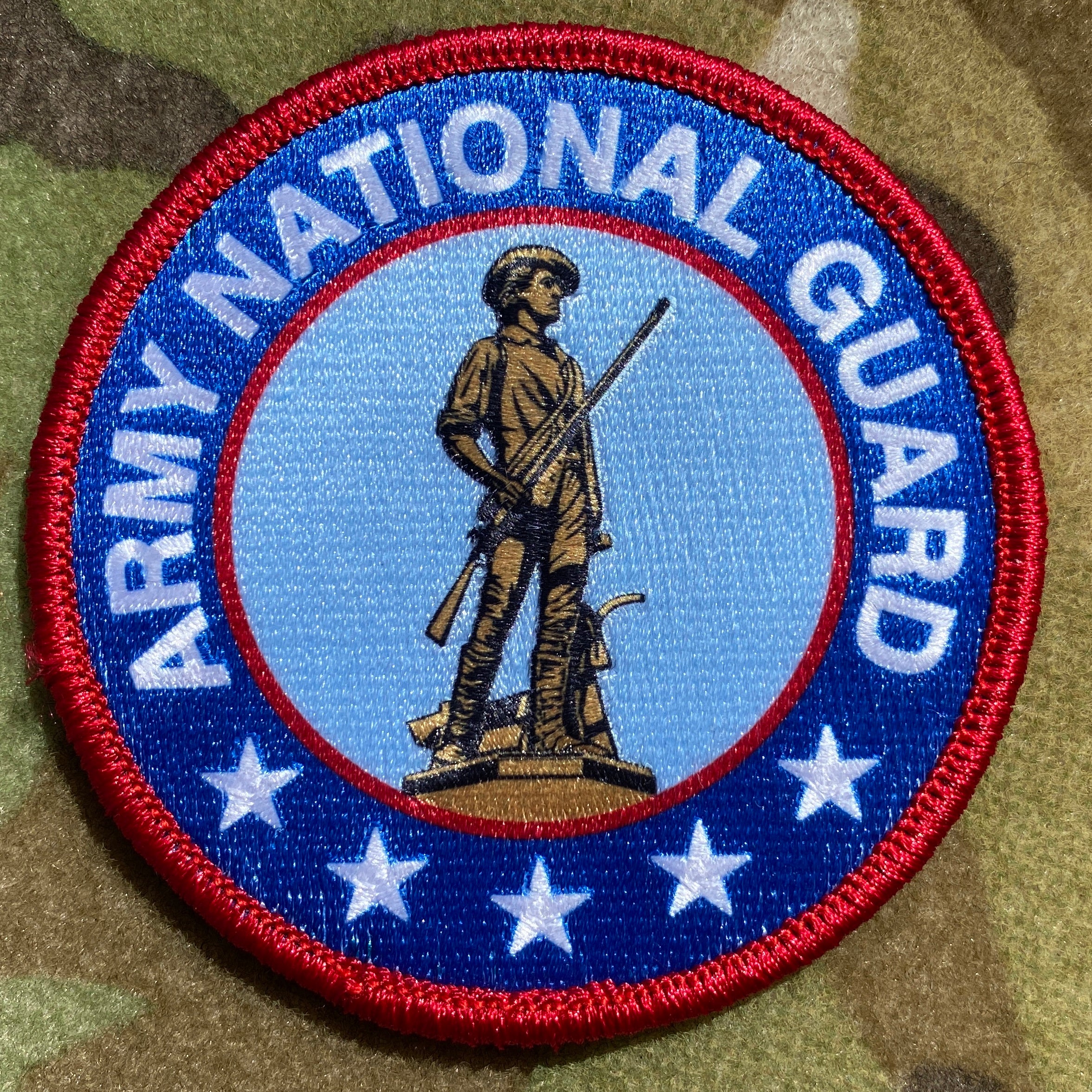 3" Dia. Army National Guard Patch