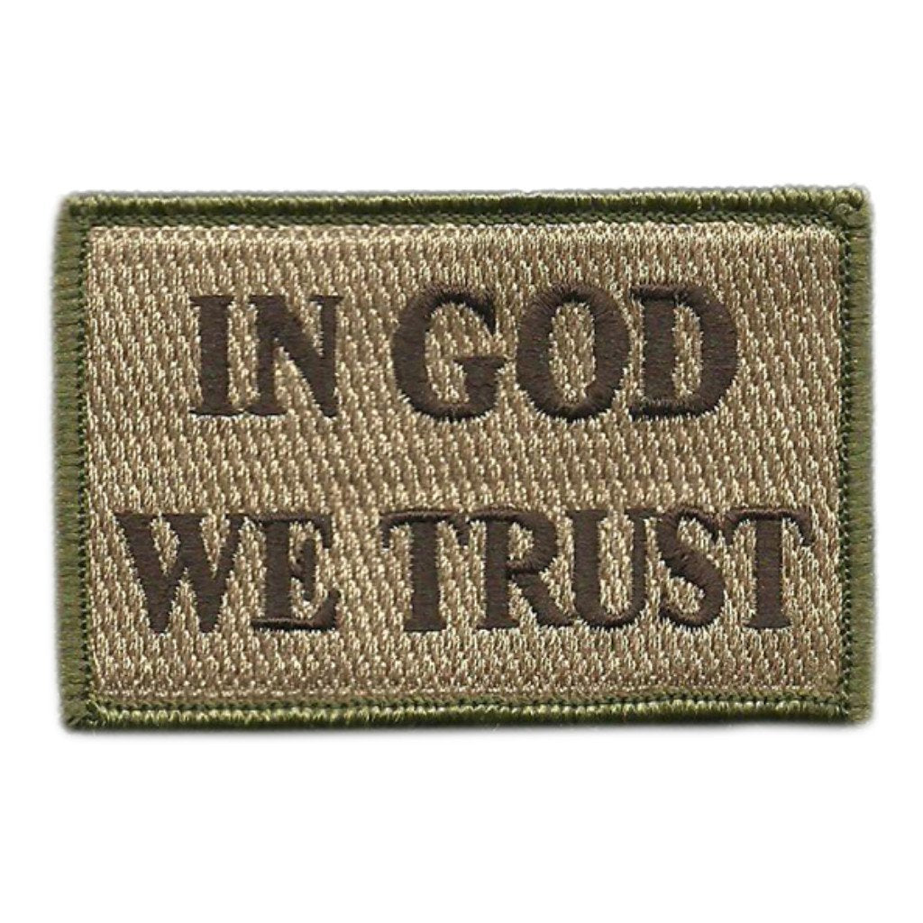 2"x3" In GOD We Trust Tactical Patch