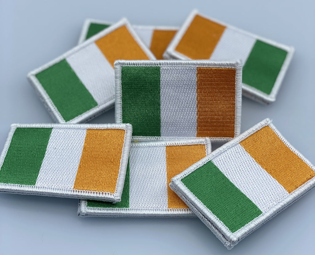 2"x3" Ireland Flag Tactical Patch