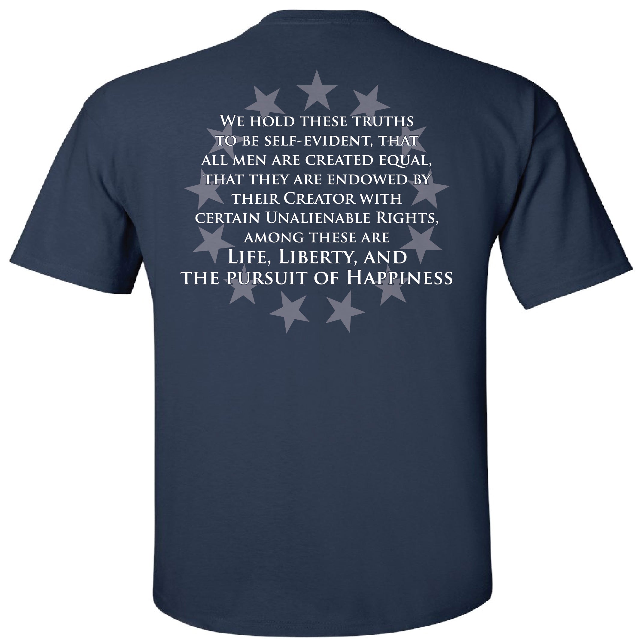 Jefferson T-Shirt Blue  - Hostility to Tyranny