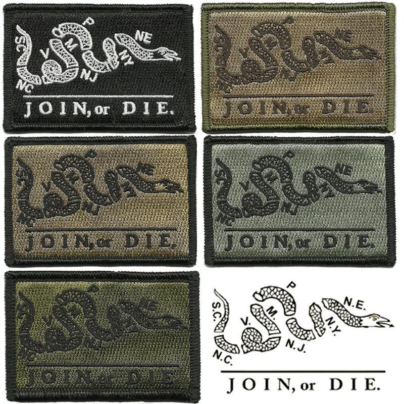 2" x 3" Tactical Join Or Die Patch