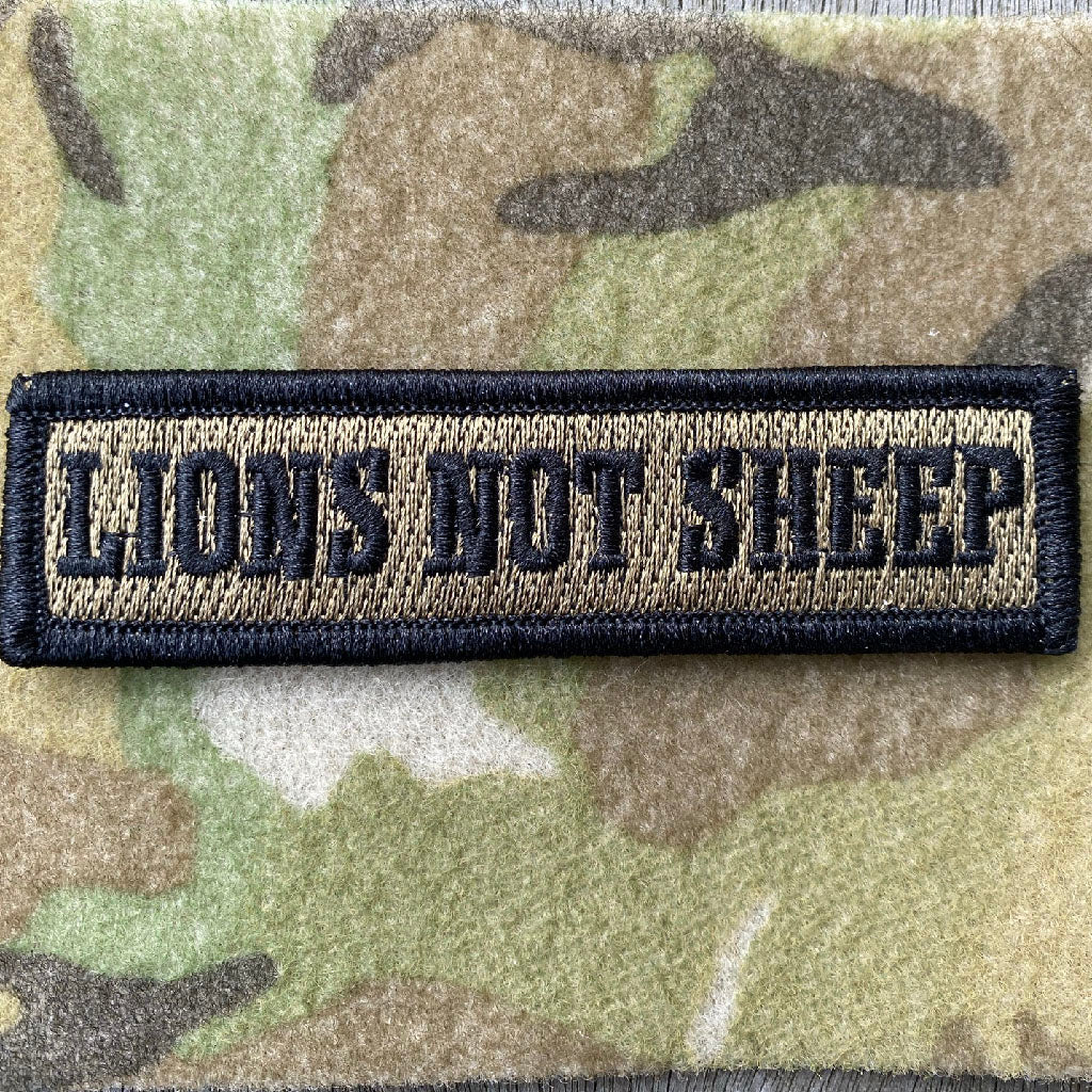 DTOM 1 x 3 3/4 Morale Patch (Back of Tactical Cap)