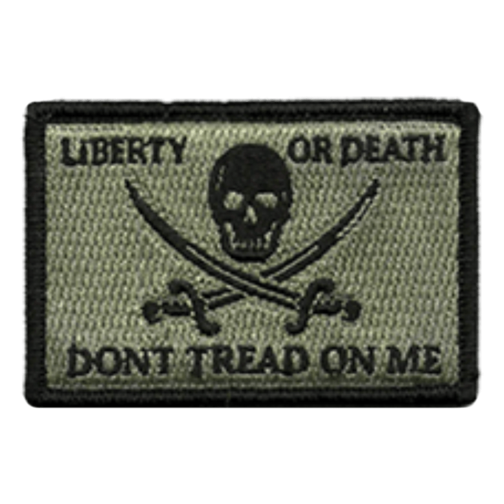 2"x3" Skull and Swords Calico Jack Tactical Patch
