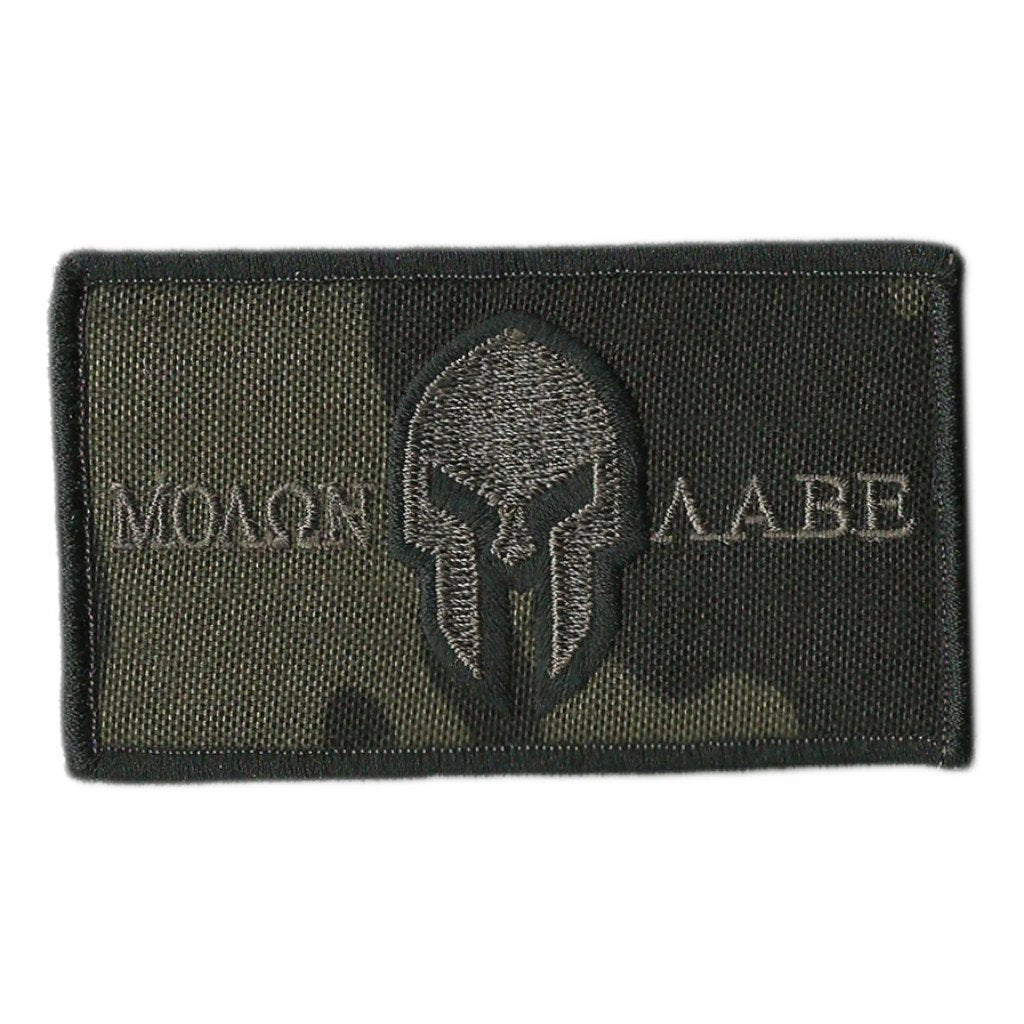 2" x 3.5" Molon Labe Tactical Patch - Made to Fit- 5.11/Rothco caps