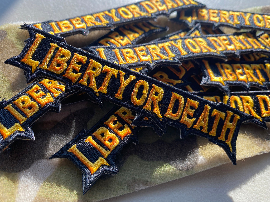 Liberty Or Death Rocks Morale Patch