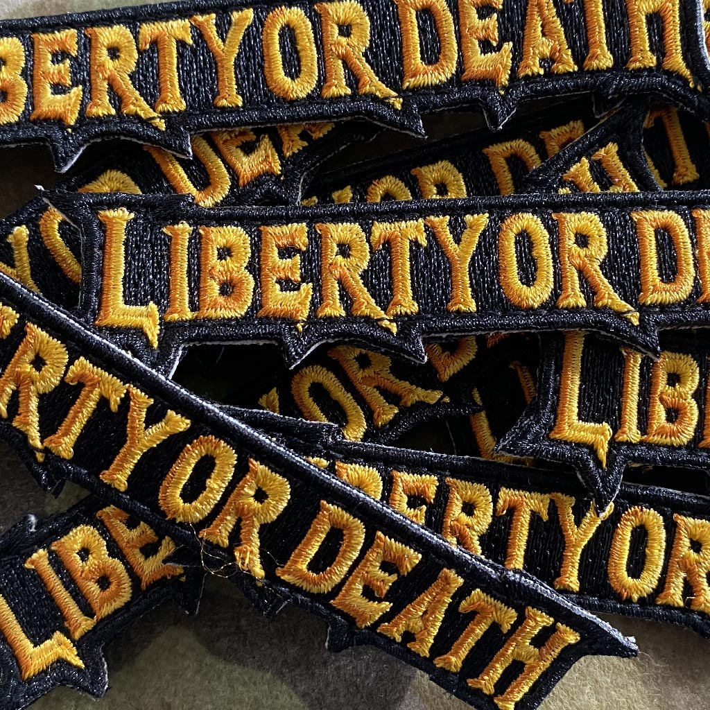 Liberty Or Death Rocks Morale Patch