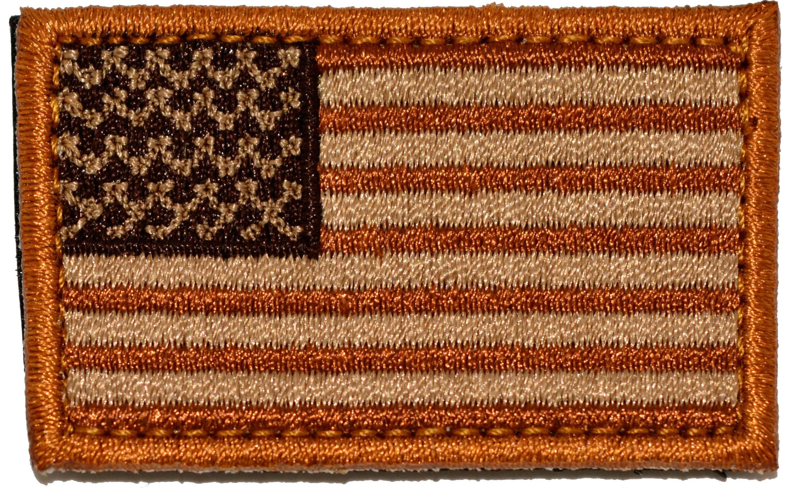 American Flag Desert Tan Tactical Velcro Patch Free Shipping 
