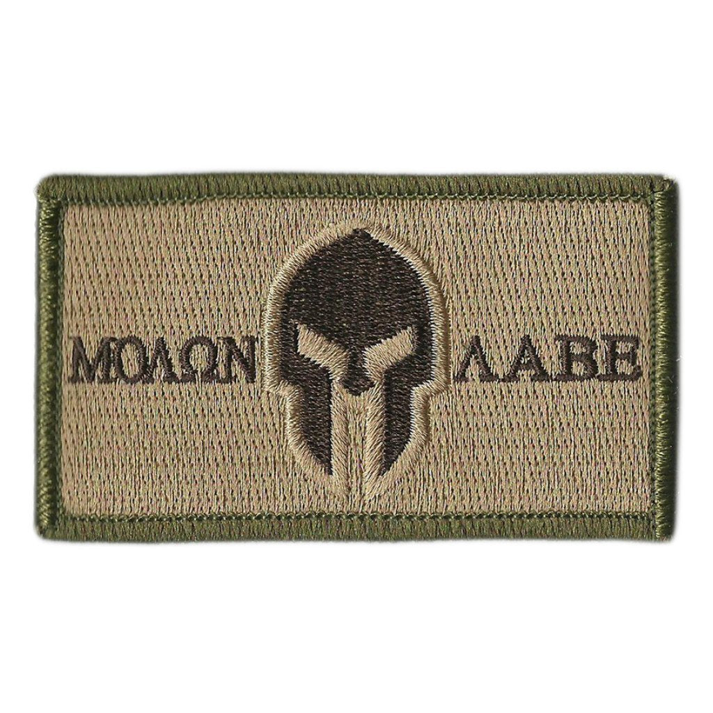 2 x 3.5 Molon Labe Tactical Patch - Made to Fit- 5.11/Rothco caps