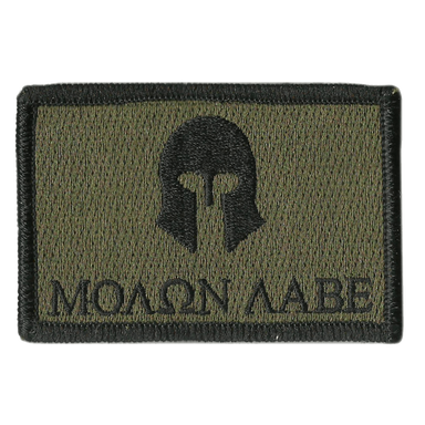 Spartan - Molon Labe Tactical Patch - Olive Drab Spartan - Molon Labe Tactical Patch - Olive Drab