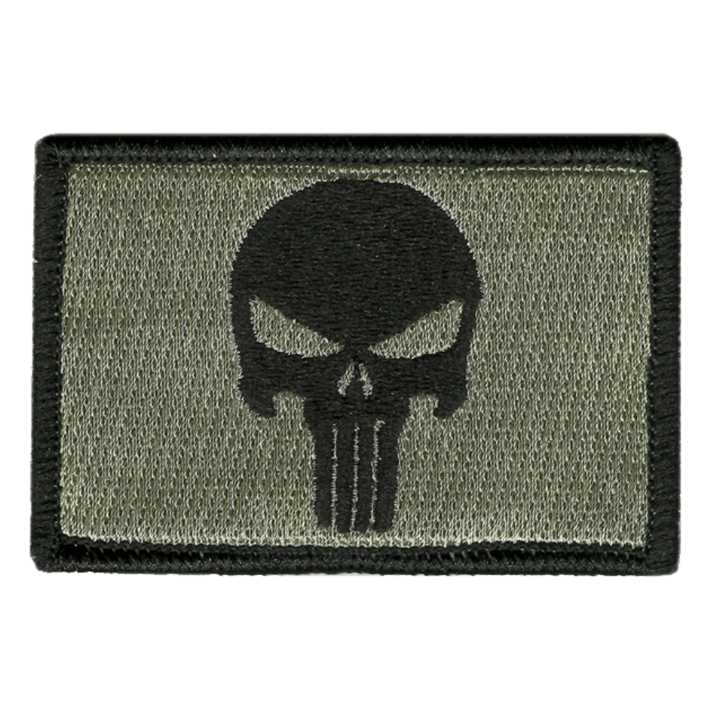 2"x3" Skull Tactical Patch
