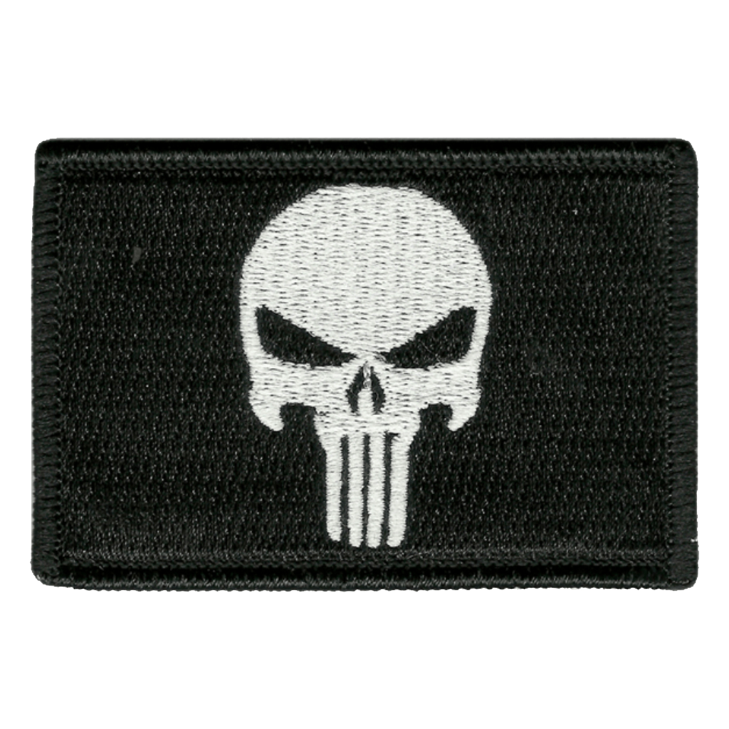 OCP Embroidered Punisher Skull Patch - Hook Fastener from Hessen
