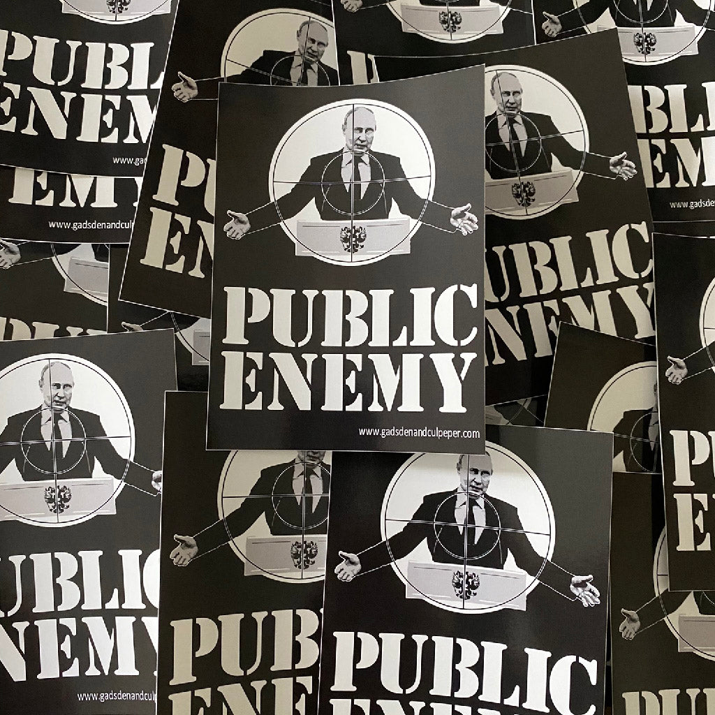 Sticker - Enemy of The Public