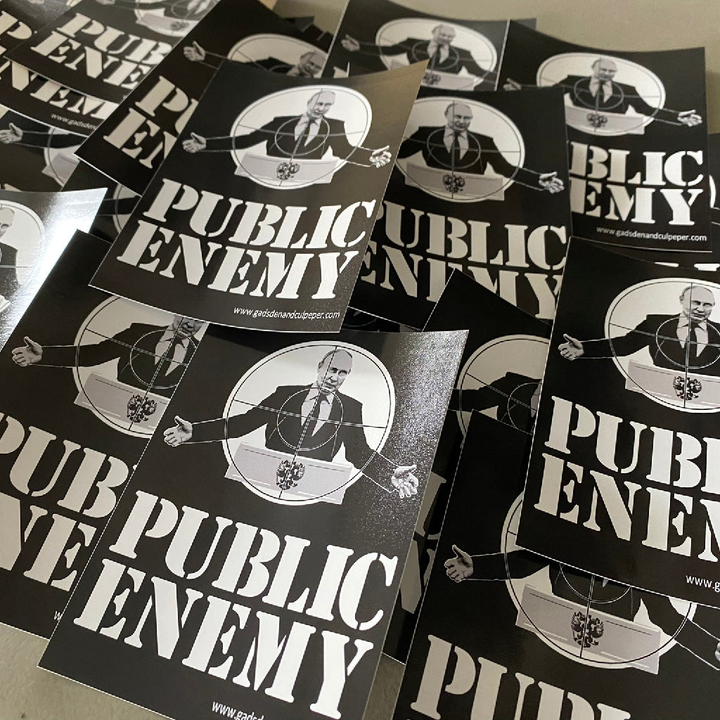 Sticker - Enemy of The Public