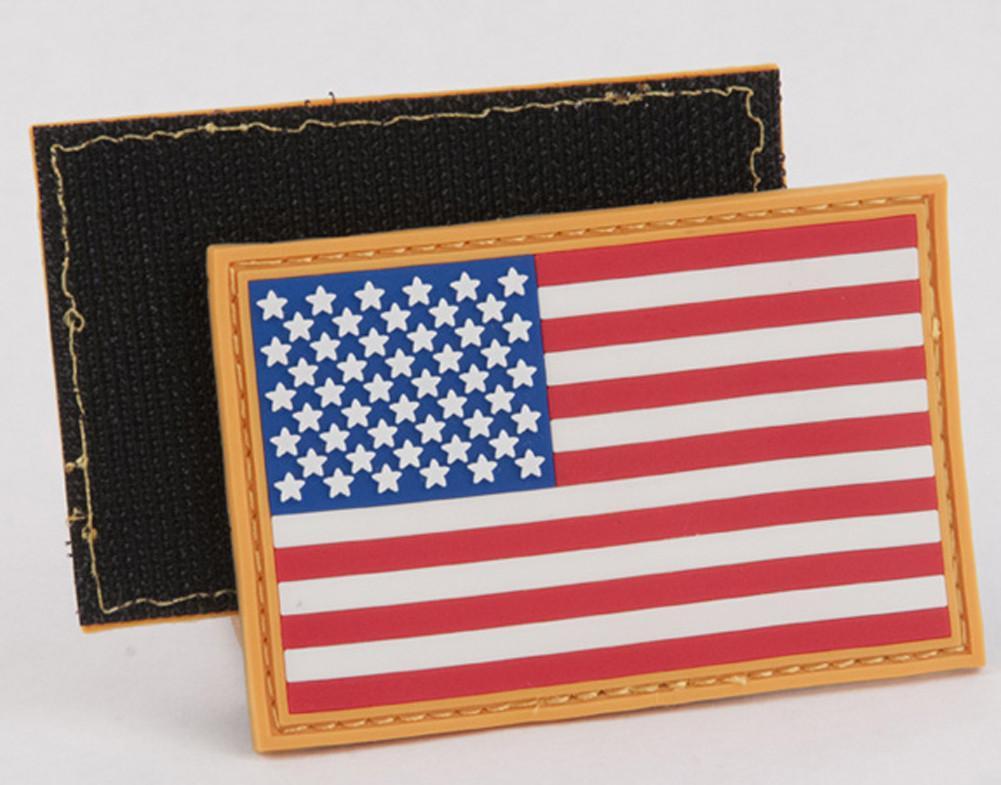 American Flag PVC Patch (2 x 1)