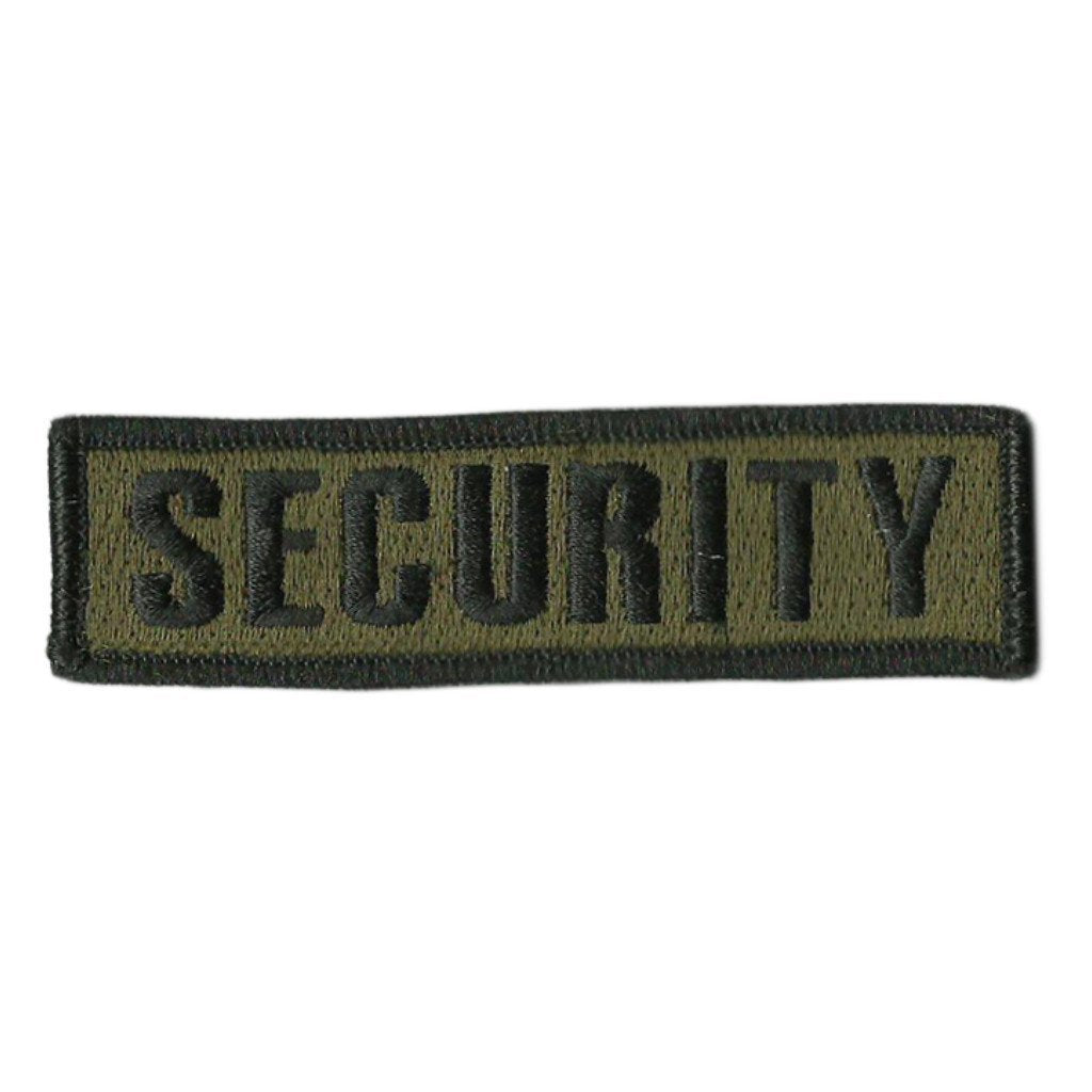 1 x 3 3/4 SECURITY Morale Patch (Back of Hat)
