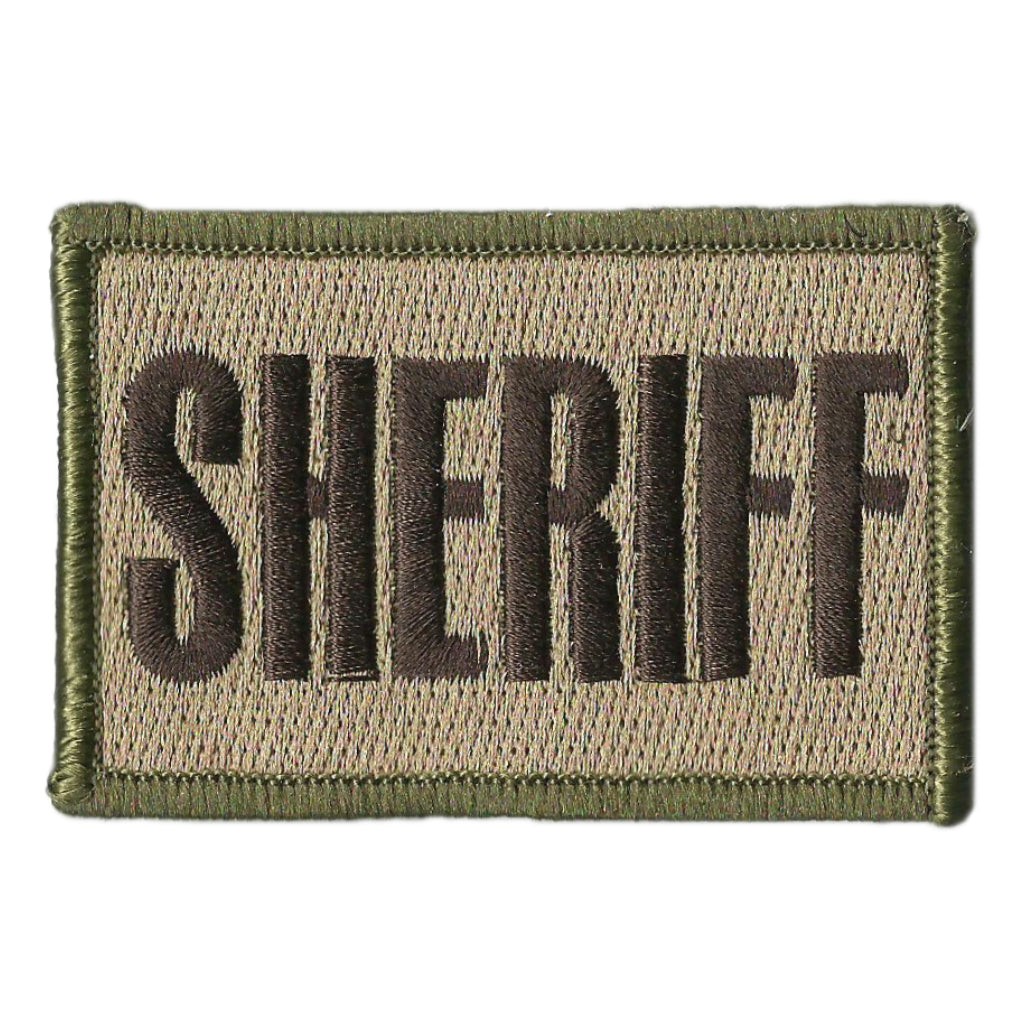2x3 SHERIFF Tactical Hat Patch