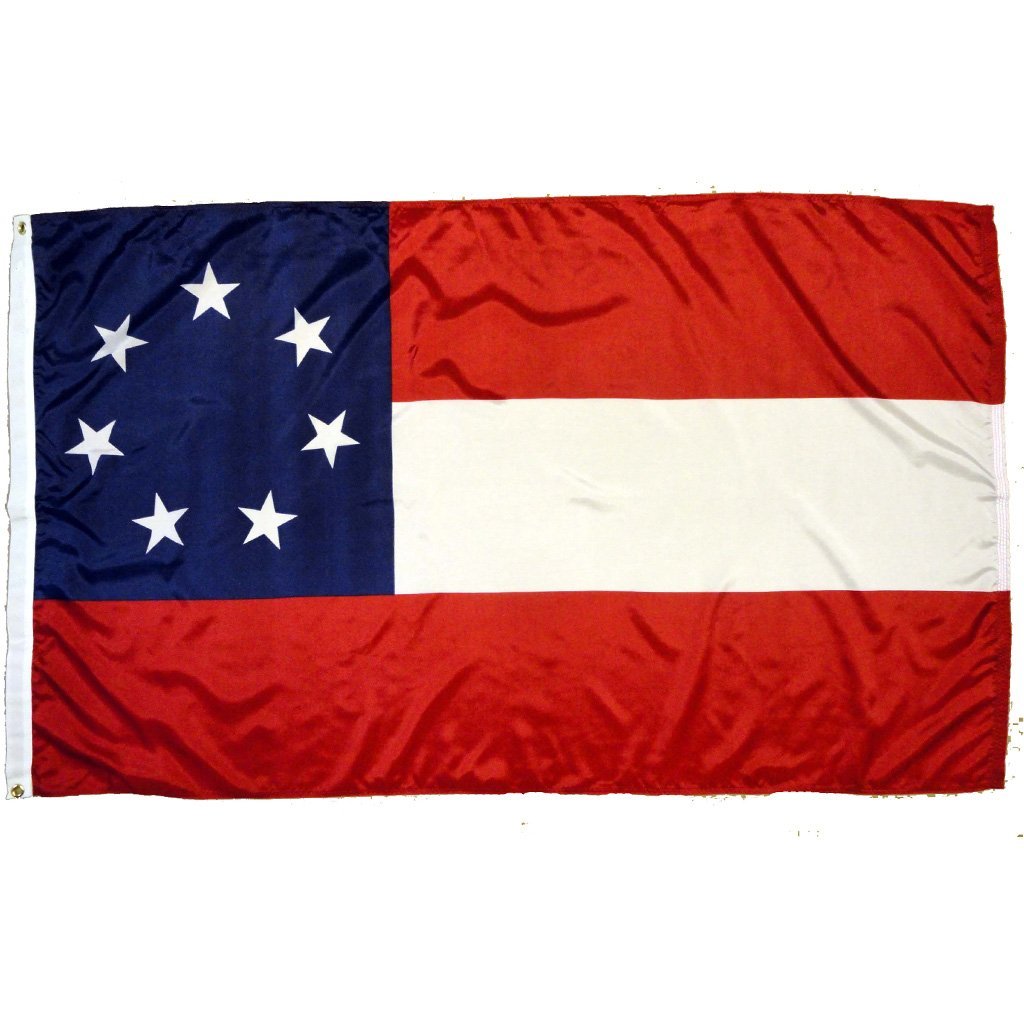 3x5 ft First Confederate Super-Poly Flag