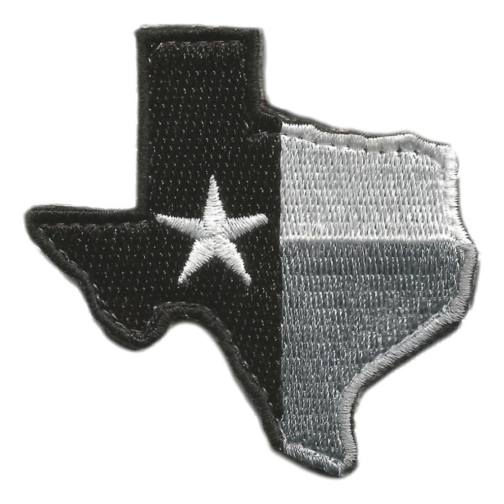 Toppe Ricamate Con Bandiera Americana Texas, 5x8 Cm, Applique Con Bordo Nero, 2 Pezzi