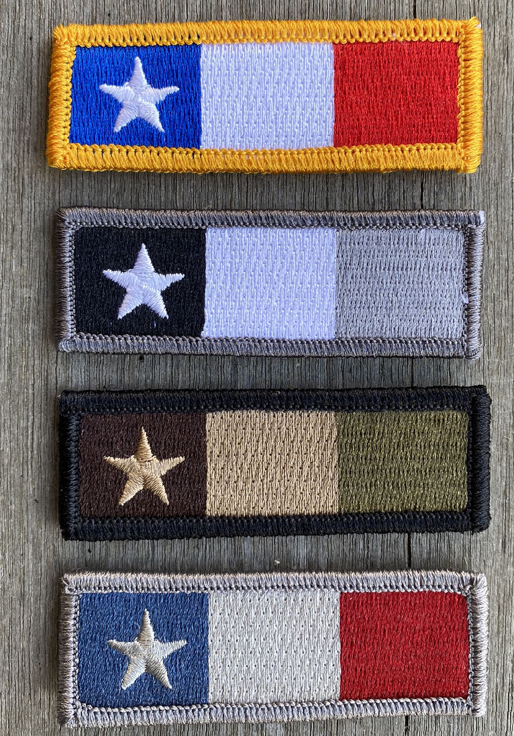 Dodson's Texas Tri-Color Tactical Morale Patch  - 1" x 3"