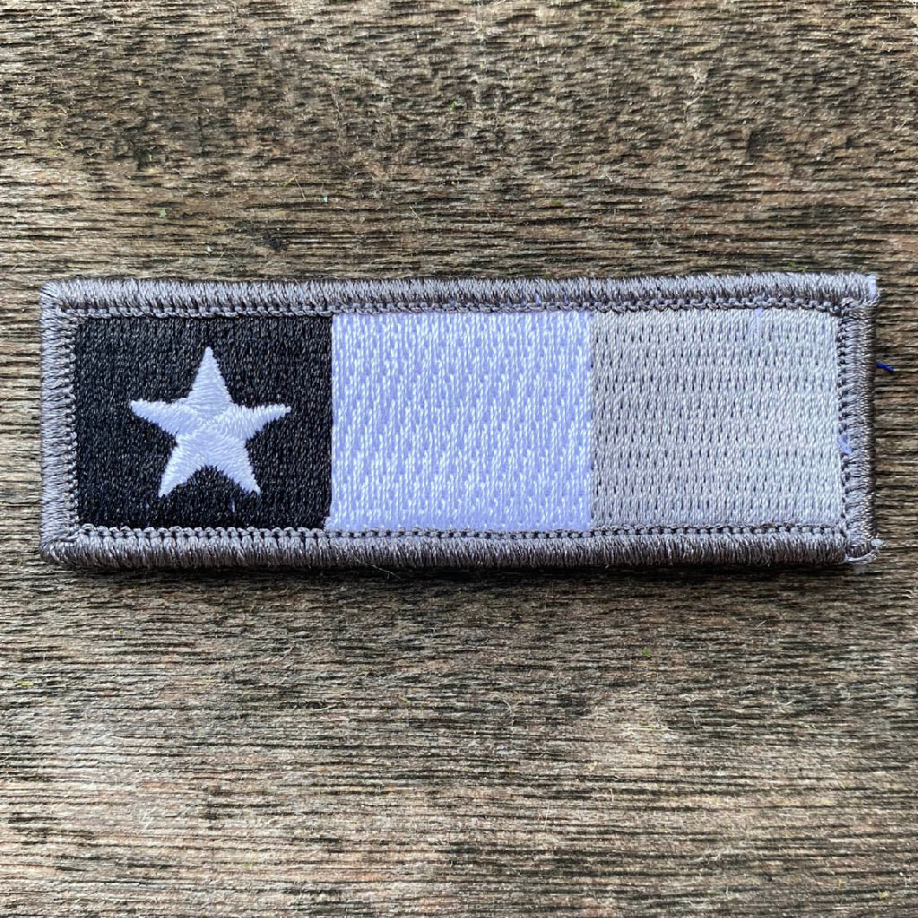 Dodson's Texas Tri-Color Tactical Morale Patch  - 1" x 3"