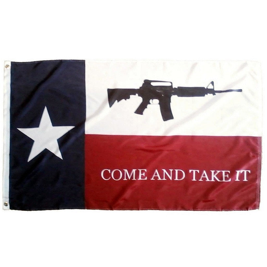 3x5 ft Texas Come and Take It Super-Poly Flag
