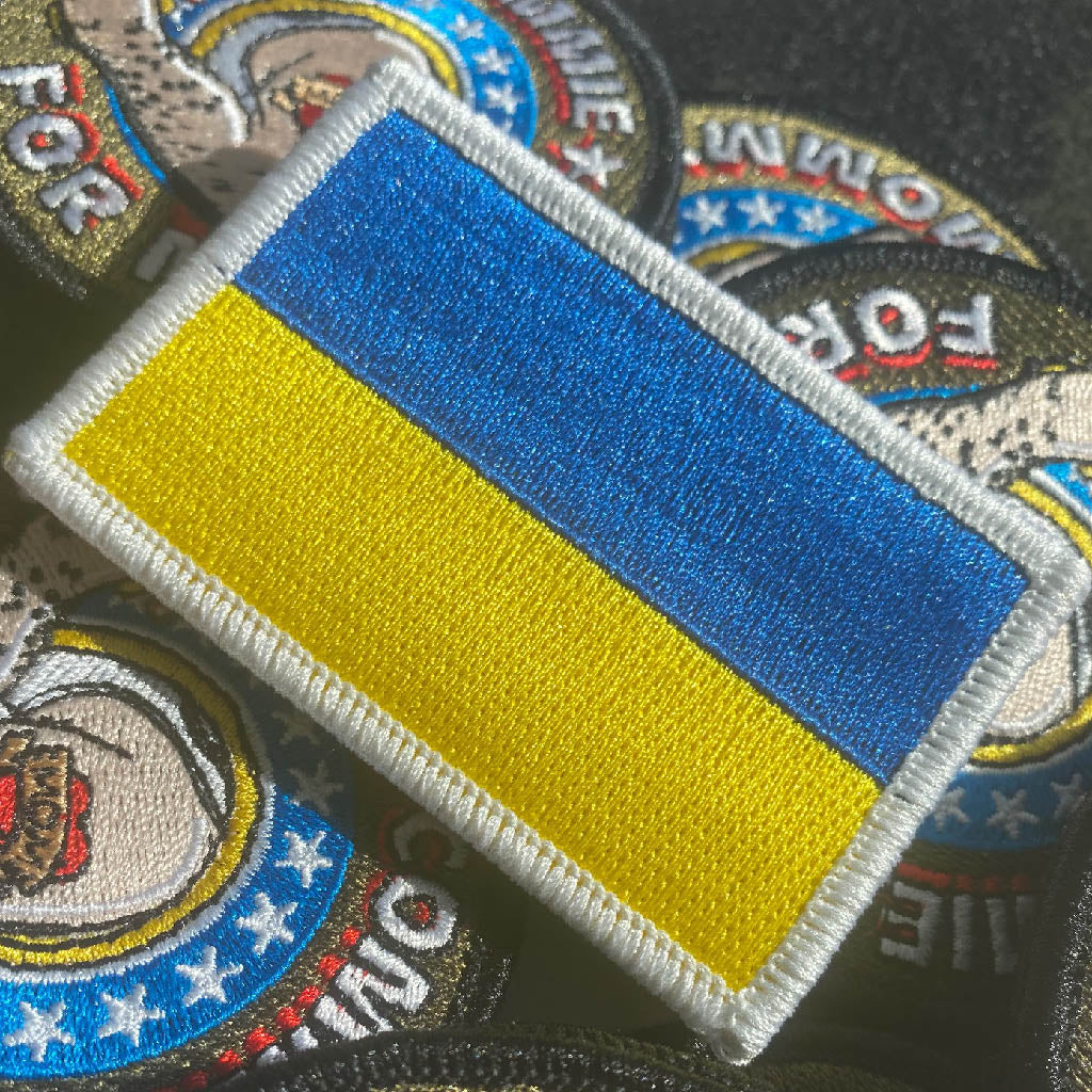 2"x3" UKRAINE Tactical Flag Patch