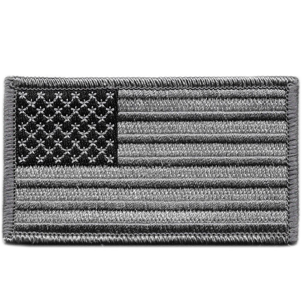 ROTHCO US flag velcro patch BLACK/GREEN
