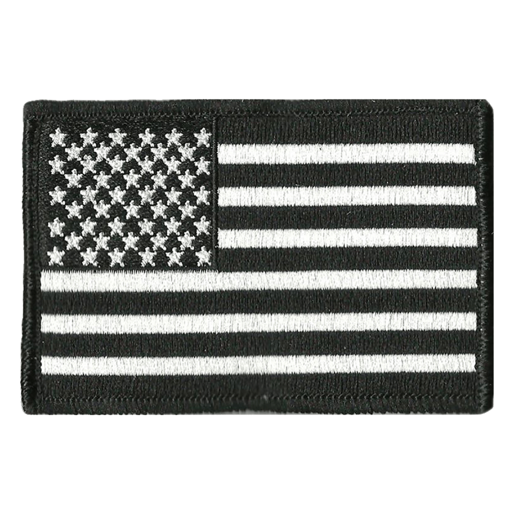 2x3 USA Flag Patch for Tactical Cap, Subdued-RWB
