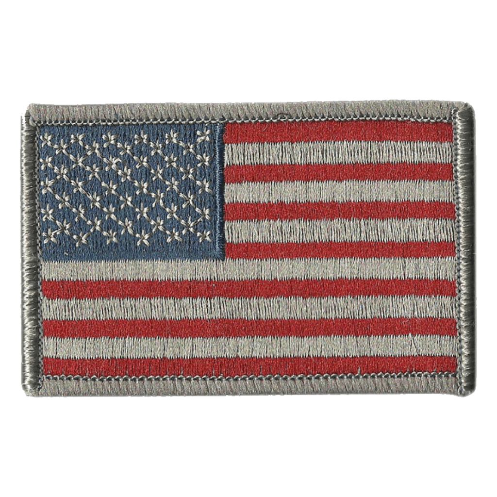 8 Pack] 2x3 American Flag & Patriotic Velcro Embroidered Patches