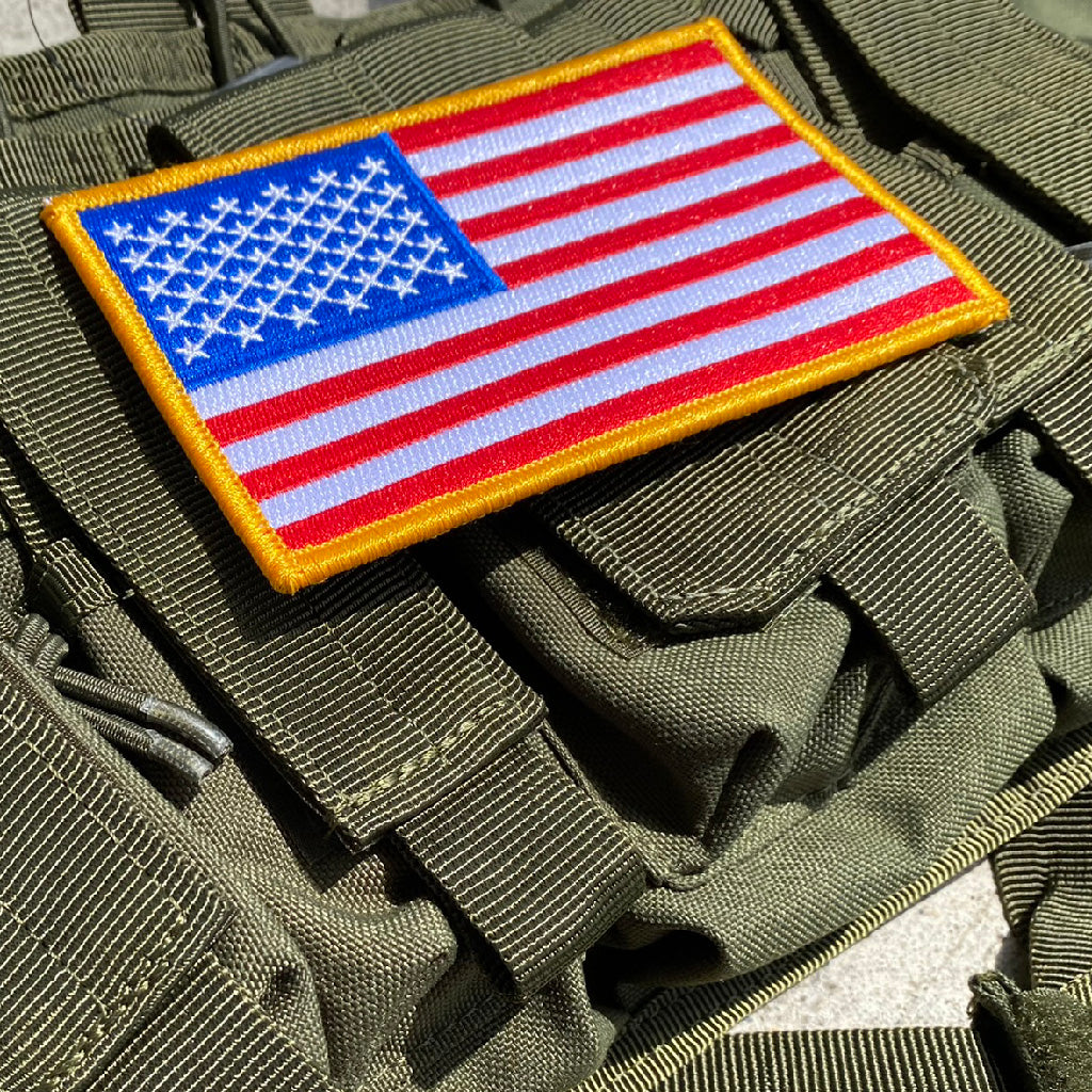 USA Flag Patch for Tactical Uniform Rigs - 3 x5