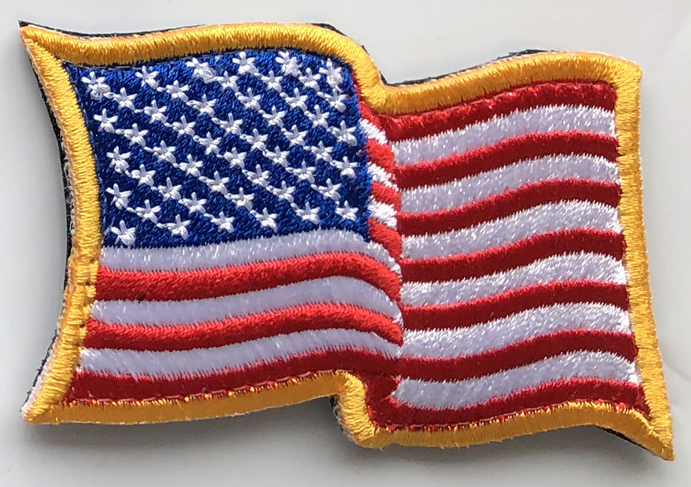 2x3" USA Waving Flag Patch