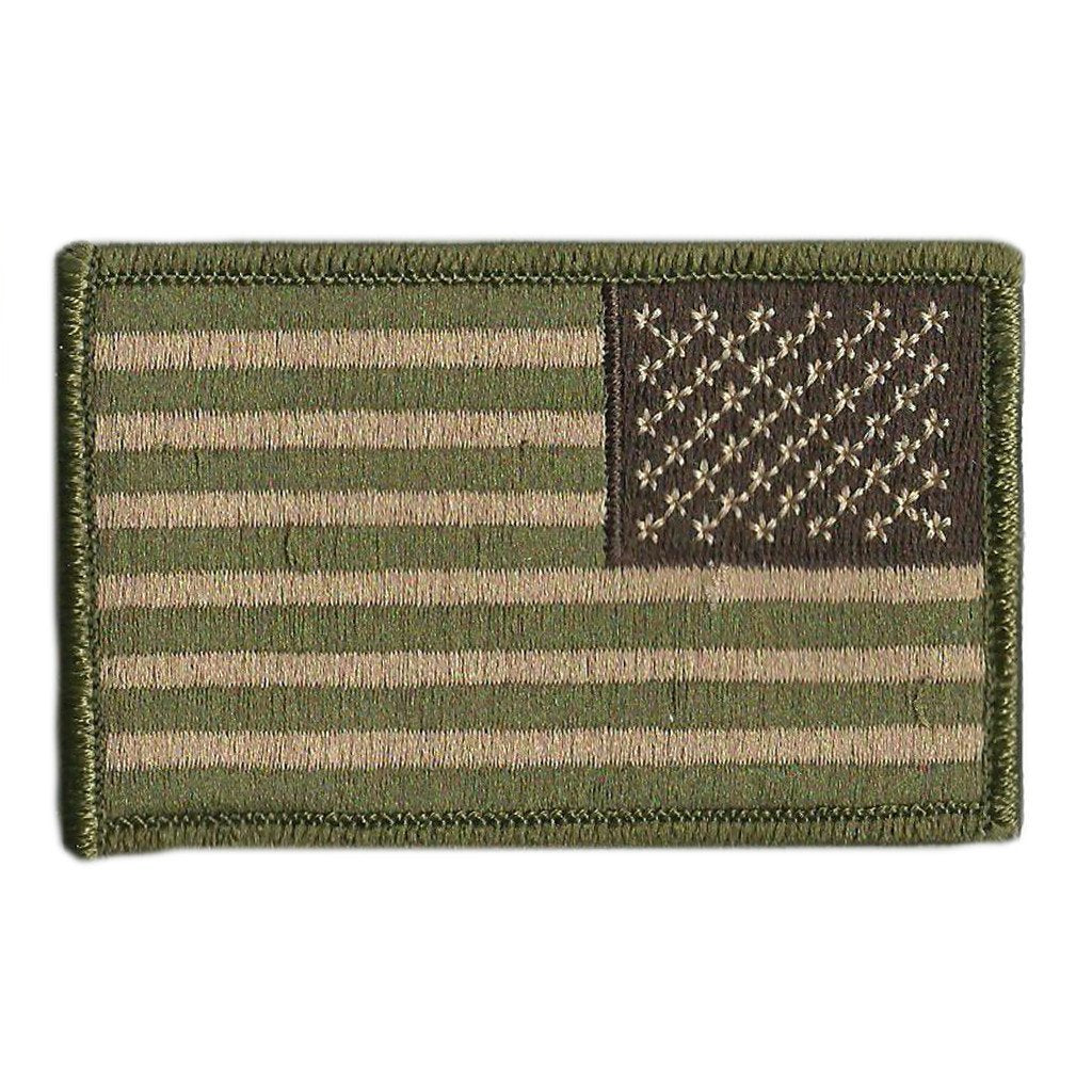 Mil-Spec United States Reverse Flag 2.25 x 4.00 Patch, Patriotic Patches