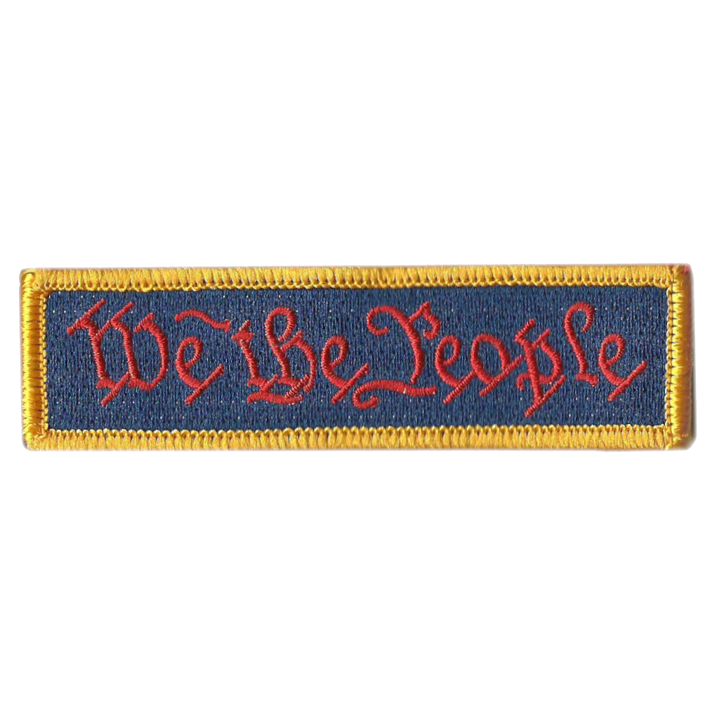 We the People US Constitution Morale Patch fits VELCRO® BRAND Hook
